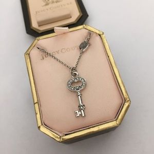 Juicy Couture Silver Key Necklace